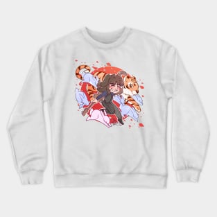 Bunny John and the Tiger Crewneck Sweatshirt